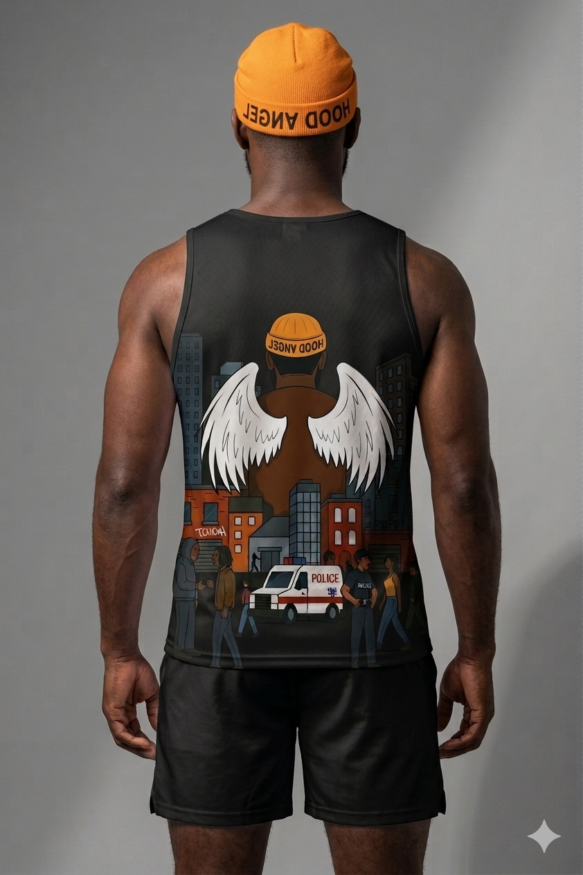 Hood Angel Sando Activewear – Strength in Faith