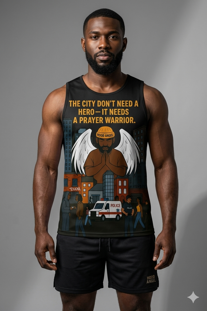 Hood Angel Sando Activewear – Strength in Faith